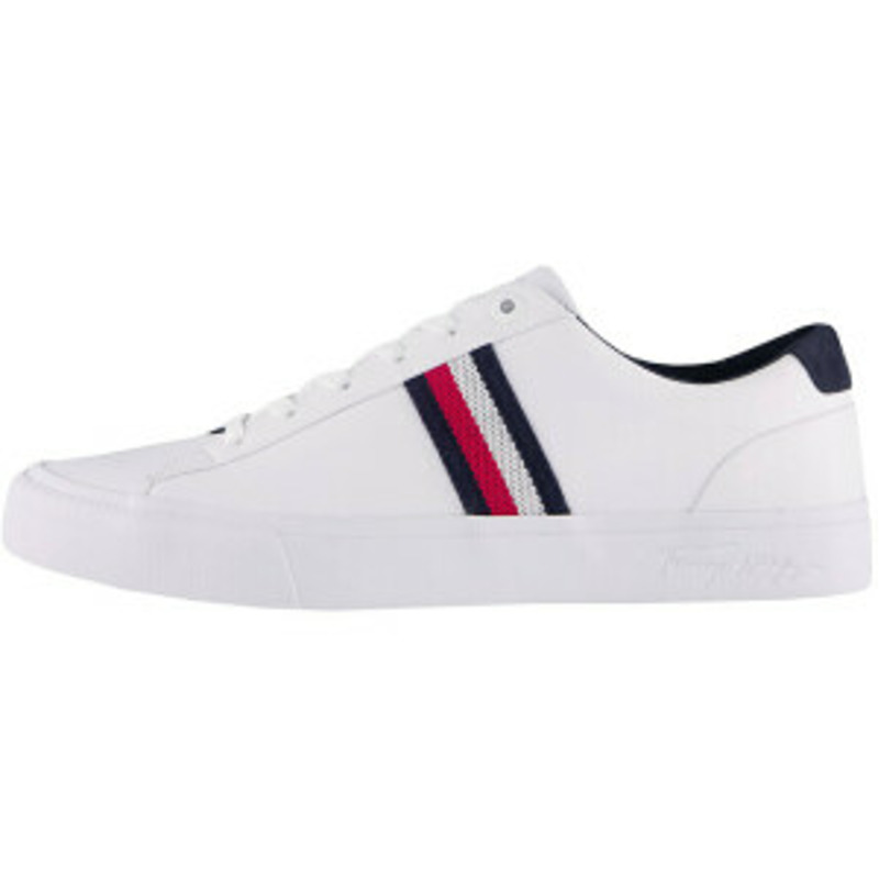 Tommy Hilfiger Signature Tape Leather Trainers (FM0FM03397) white im Angebot: Nur 51,32€ statt 56,87€