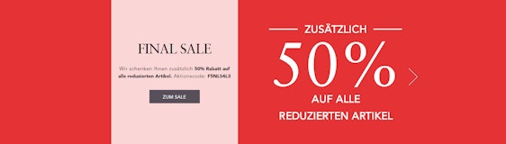 Gerry Weber meldet Insolvenz an! 50% Extra-Rabatt auf alle reduzierten Artikel