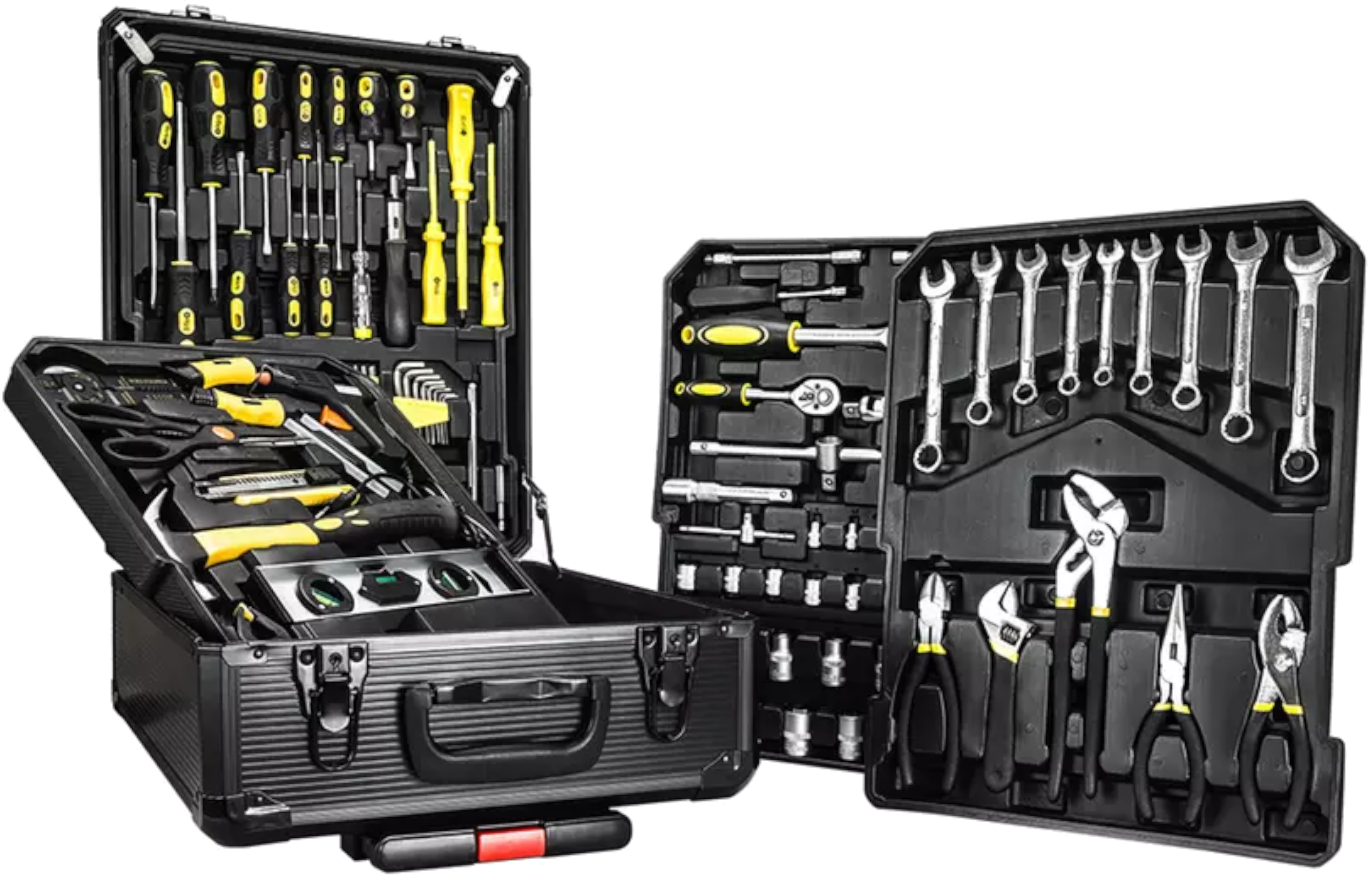 Werkzeug-Set mit Trolley Daimann für 93€ - 499-tlg., satinierter Chrom-Vanadium-Stahl