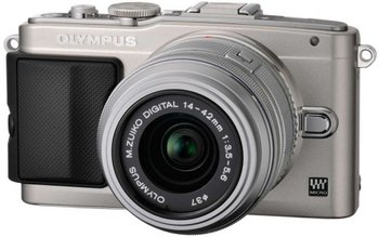 Olympus PEN E-PL5 Systemkamera (16 Mpx, Kit inkl. 14-42 mm Objektiv) silber für umgerechnet 429€  *UPDATE*