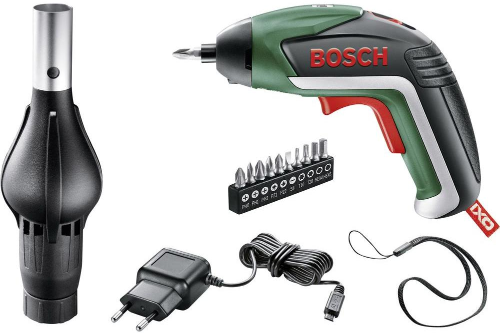 Bosch IXO X BBQ ab 23€ - kompakter 3,6V Akkuschrauber mit Bitset und Gebläseaufsatz