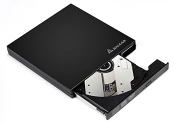 Salcar Externer CD/DVD RW Brenner für 19€ - USB2.0 Universal DVD, SuperDrive