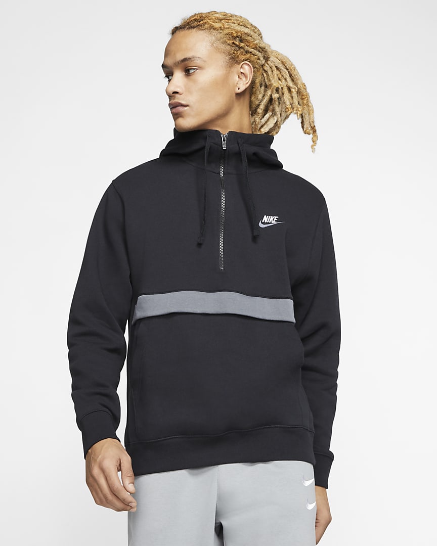 Nike Sportswear Club Fleece Hoodie Halbreißverschluss für nur 36,47€ inkl. Versand statt 60€