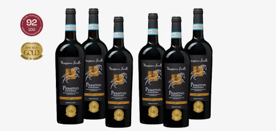 Aktionspreis! 🍷 Massimo Firelli Primitivo di Manduria Prestige für 10€/Flasche