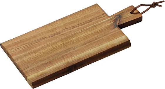 KESPER Akazien-Schneidebrett mit Griff (29 x 14 cm) für 4,51€ (statt 8€ UVP)