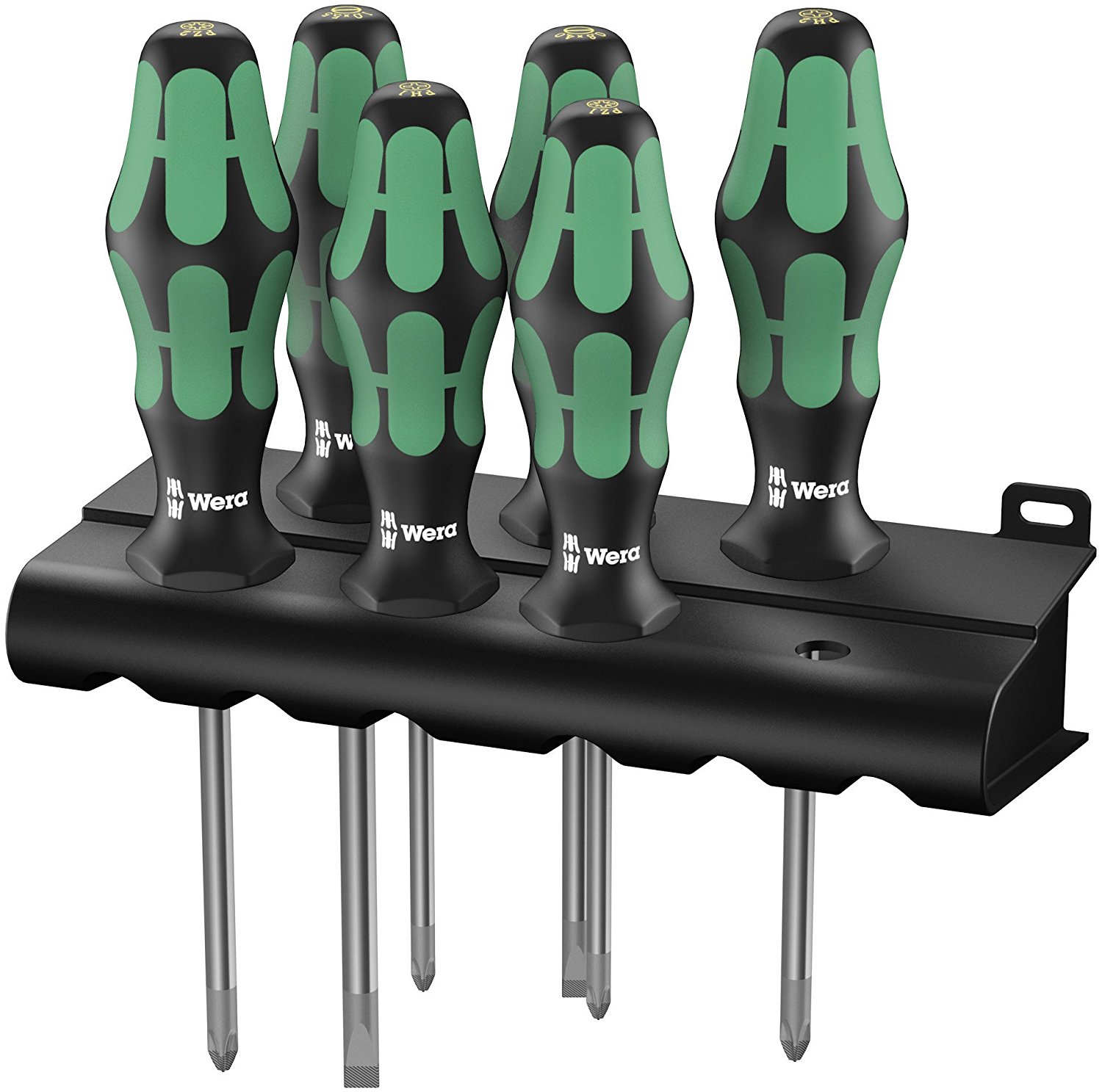 Wera Kraftform Plus Schraubendrehersatz Lasertip + Rack (335/350/355/6) für 17,95 EUR