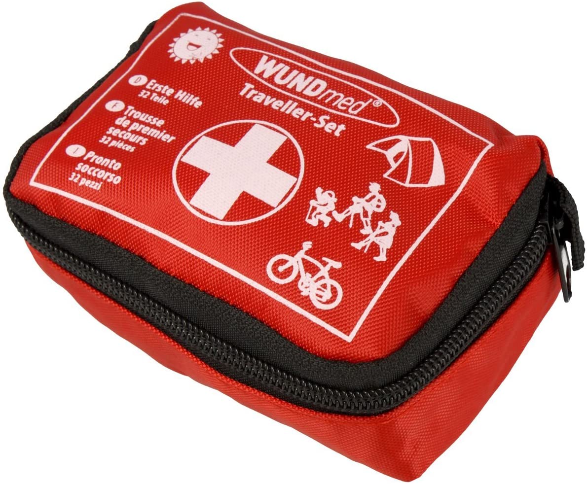 Wundmed Erste Hilfe Set 32-teilig in praktische Etui mit Gürtelschlaufe