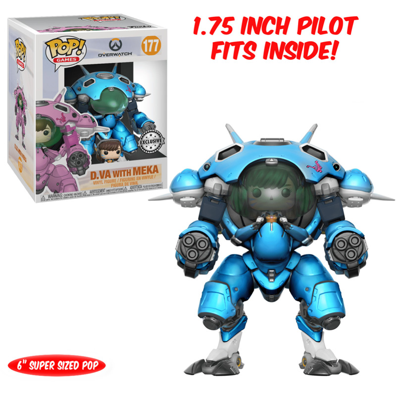 Funko Pop! Games Overwatch - D.Va Blueberry Skin 6&amp;quot; with Meka 1.75&amp;quot; mit 31% Rabatt