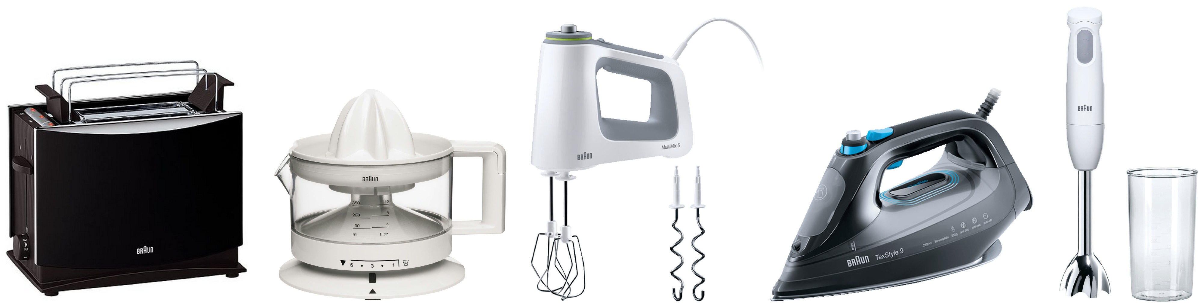 Nur noch heute! 19% Rabatt auf ausgewählte Haushaltsgeräte von Braun bei Mediamarkt - z.B.: Braun CJ 3000 TributeCollection Zitruspresse für 16€