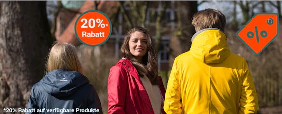 20% Rabatt auf modische Allwetterjacken für Frauen