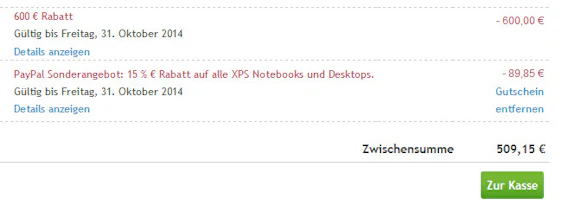 Dell XPS 11 für 509€ - 11" Convertible Ultrabook mit i5-4210Y, 4GB RAM und QHD Touch-Display *UPDATE*