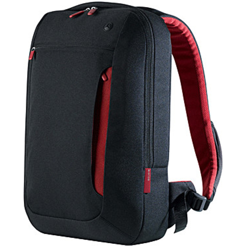Belkin Slim Notebook-Rucksack 17&amp;quot; schwarz/rot: Spart 35,38€