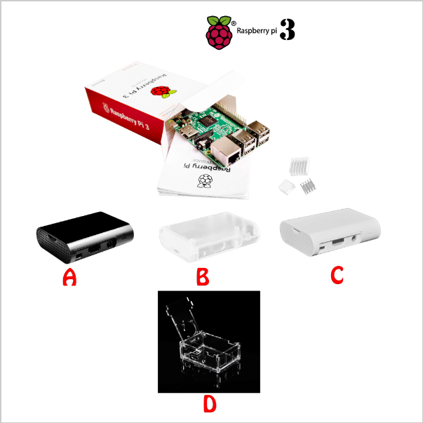 Raspberry Pi 3 Model B + Gehäuse + 3 Kühlkörper nur 30,86€ anstatt 50€
