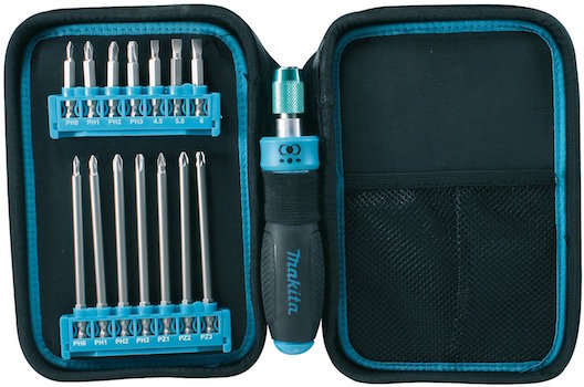 Makita P-90037 für 20€ – Ratschen + Bit-Set 16-tlg.