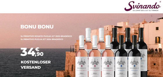 10 Flaschen Primitivo für 35€ inkl. Versand 🍷 Nur 3,49€ pro Flasche!