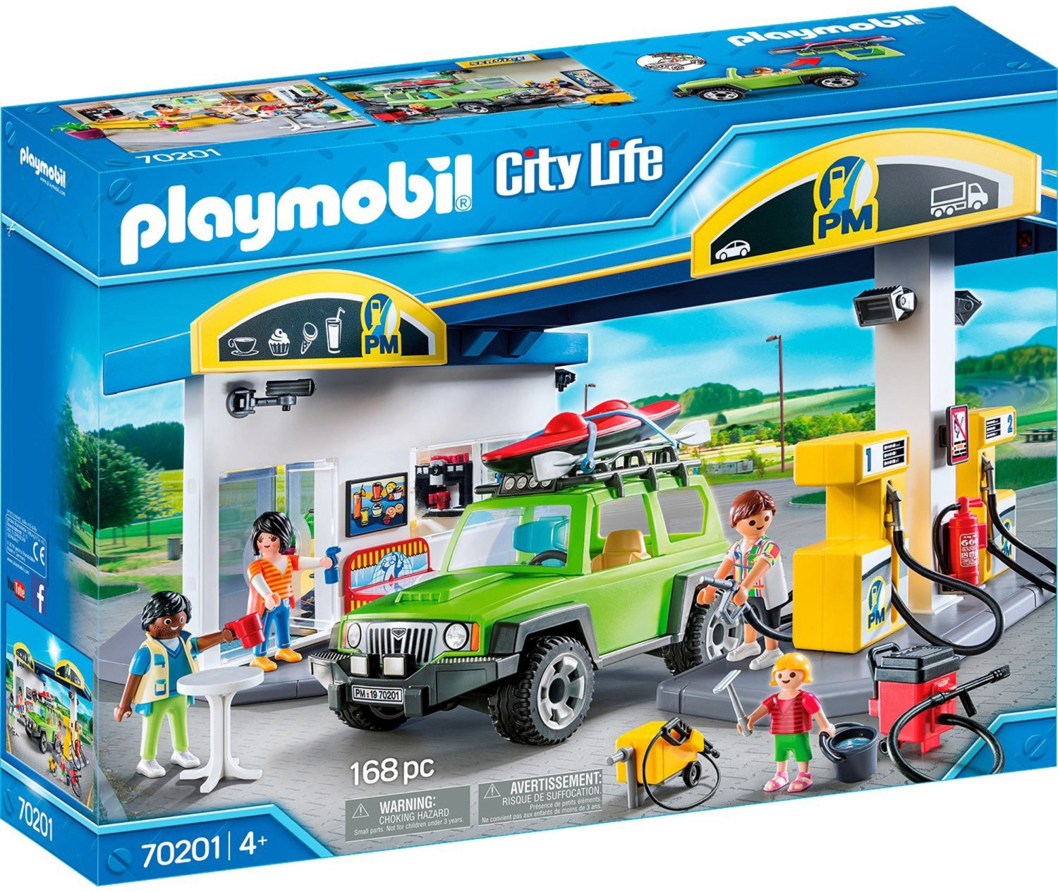 50% Rabatt auf Playmobil City Life - Große Tankstelle (70201)