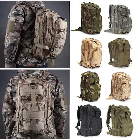 30L Outdoor Tactical Rucksack wasserdicht in 9 Farben