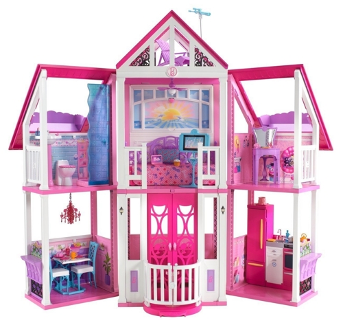 Mattel Barbie W3141 - BarbieTraumhaus mit viel Zubehör für 69,99€
