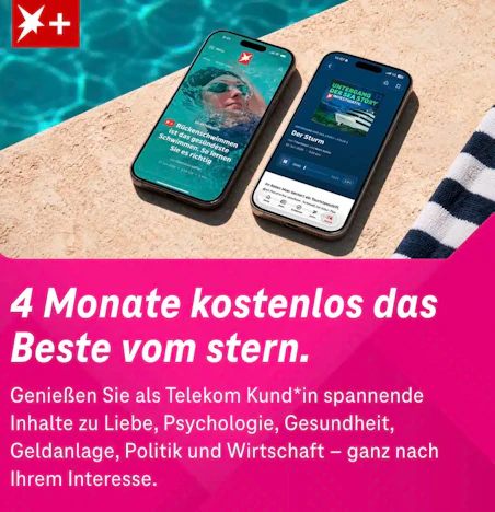 Magenta Moments: Stern+ 4 Monate gratis (Kündigung erforderlich)