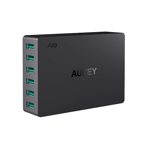 AUKEY USB Ladegerät 6 Ports 60W USB Adapter