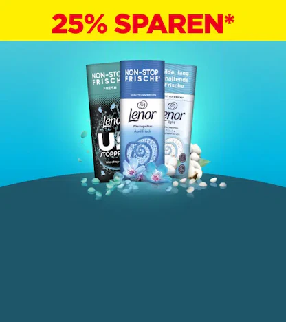 For-me-online: 25% Cashback auf Lenor Wäscheparfum (155 g - ab 22.09.)