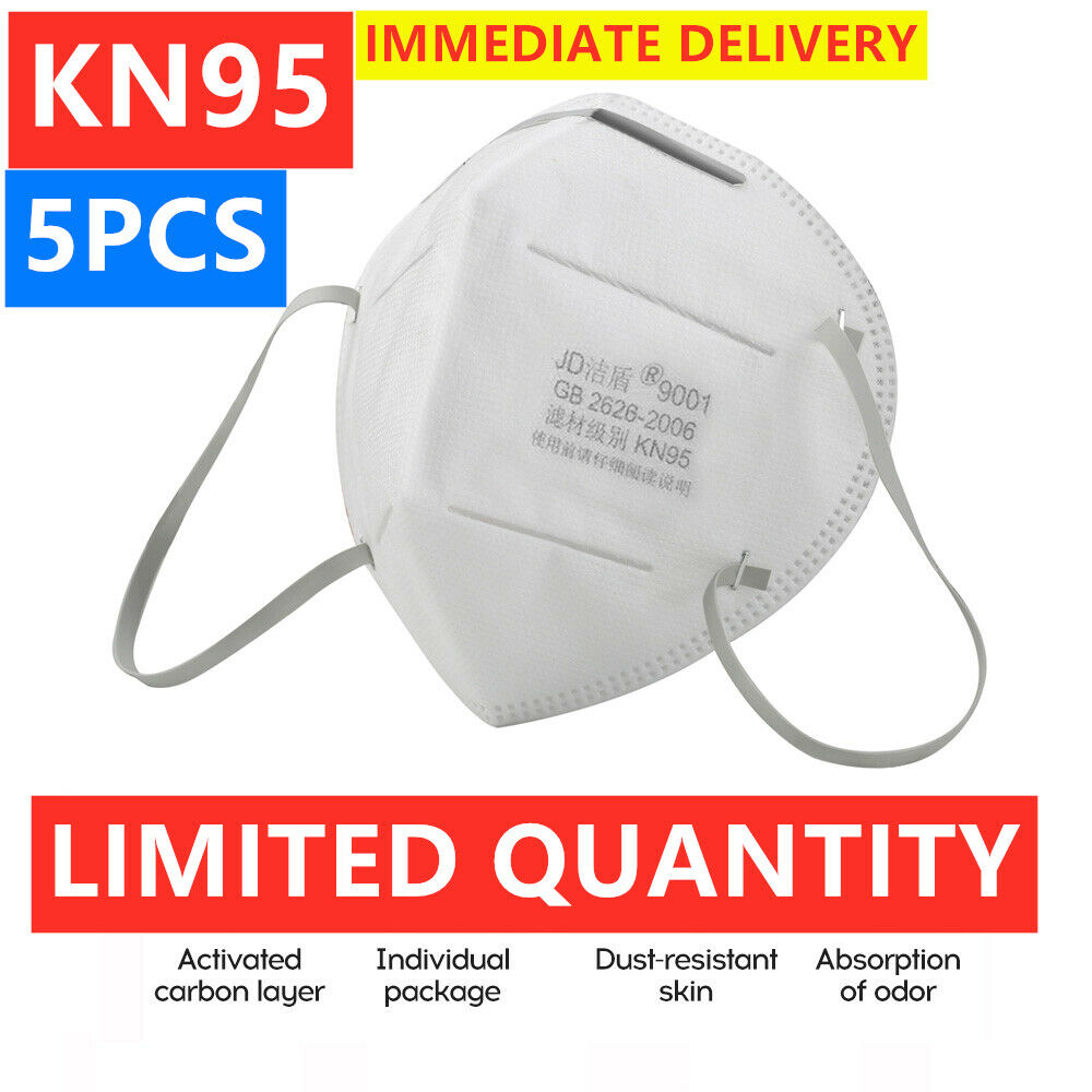 5er Packung KN95 Atemschutzmasken für 12,99€ - Versand aus DE