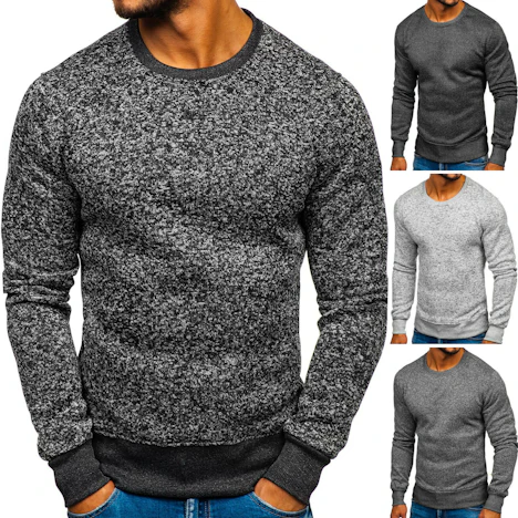 Sweatshirt Langarmshirt Pullover Pulli Rundhals Herren Mix BOLF 1A1 Classic für 12,95 Euro