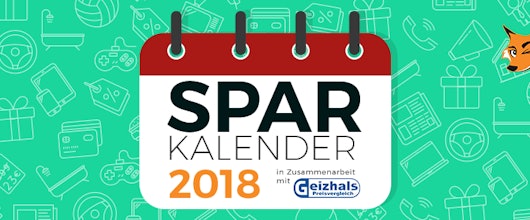 Sparkalender 2018 » Wann finde ich die besten Schnäppchen?