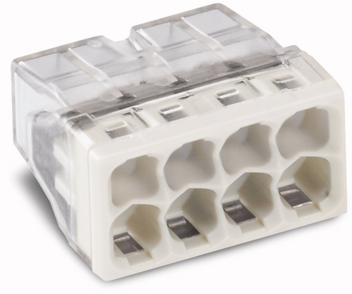 Wago COMPACT-Dosenklemme 8 x 0,5 -2,5 qmm, 50 Stück für 4,70 EUR