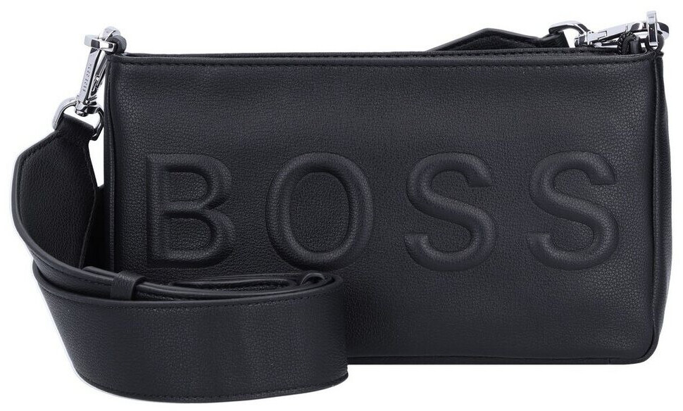 Hugo Boss Mini Bag aus Kunstleder mit tonalem Logo - Taylor Mini Bag-EL 50462256 Schwarz mit 31,00€ Preisnachlass