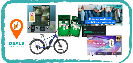 Deals des Tages ✔️ Top 5 Highlights: Angebote & Schnäppchen 🦊