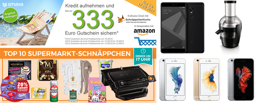 Highlight-Angebote: Die besten Schnäppchen am 11.09.2017