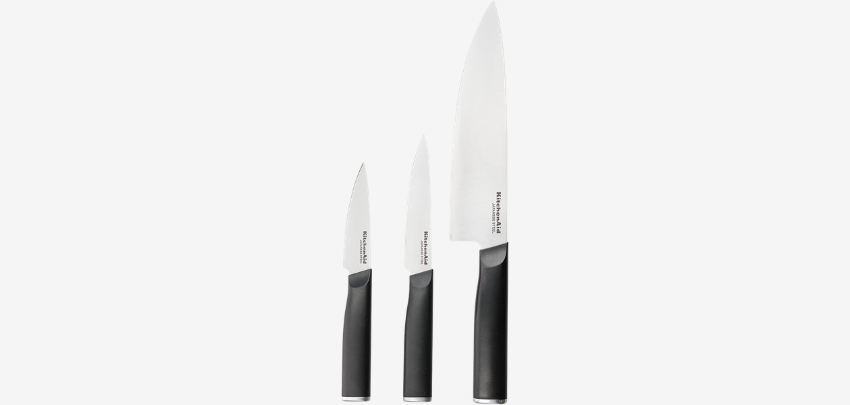Scharfe Klingen für eure Küche! 🔪 KitchenAid Japanisches Messerset für 15€ 🍳