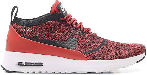 *Vorbei* Nike WMNS Air Max Thea Flyknit für 54€ - luftgepolsterter Damen-Sneaker in Rot-Schwarz
