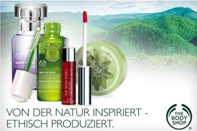 35€ Gutschein für "The Body Shop" für 17,50€ bei Groupon