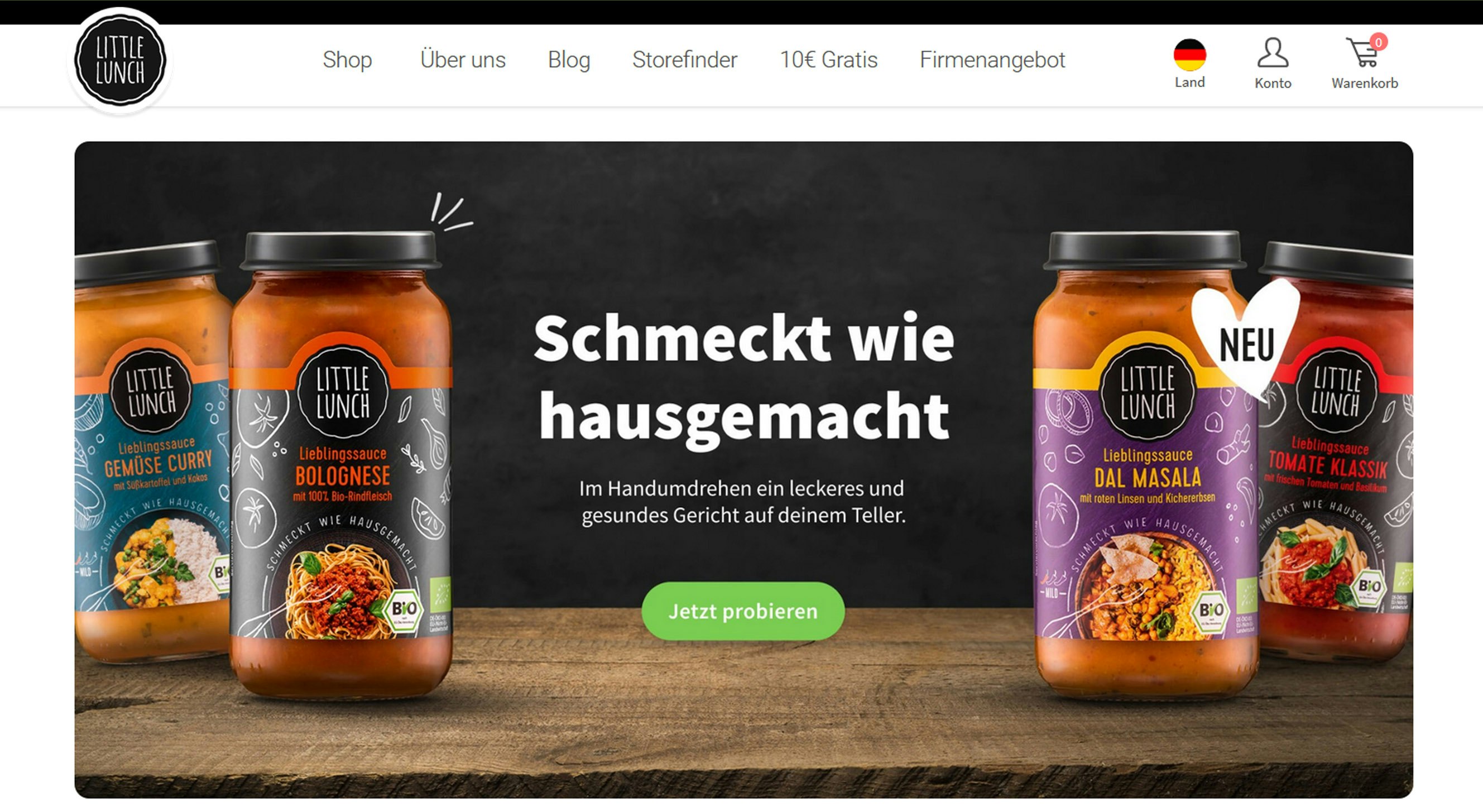 Gesunde Little Lunch Gerichte