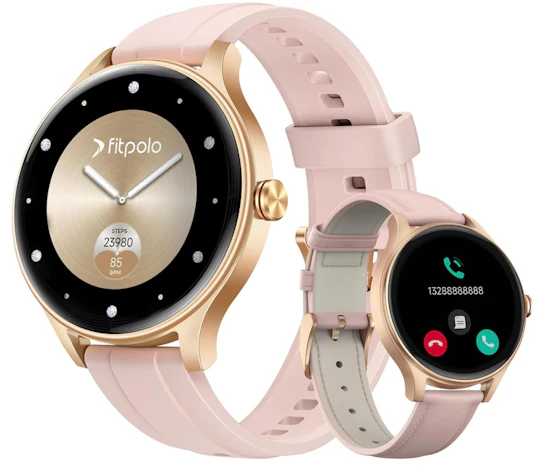 72% Rabatt ! Smartwatch Damen Herren Rund, 1.57'' HD Smart Watch mit Telefonfunktion