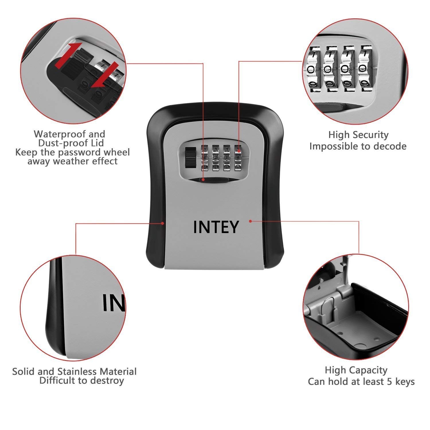 INTEY Schlüsseltresor für 7,55€