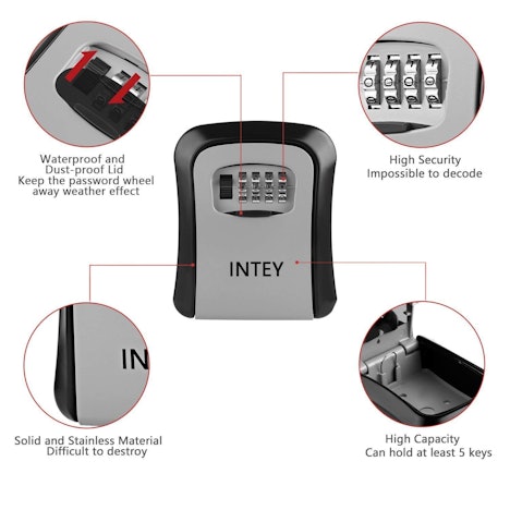 INTEY Schlüsseltresor für 7,55€