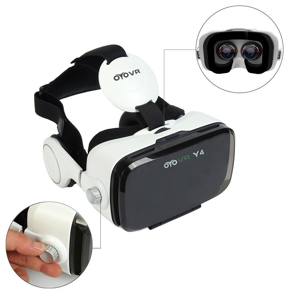 OYOVR 3D VR Virtuelle Realität Universalle Brille Headset für Handy für 4.0-6.2 Zoll Handys Jetzt 30% Rabatt reduzieren, Kaufpreis nur 34,99€