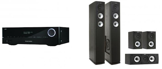 Harman Kardon AVR 161S + Jamo S 626 HCS3 für 445€ - AV-Receiver + Heimkinosystem
