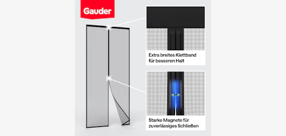 Mücken müssen draußen bleiben! 🦟 GAUDER Fliegengitter für Balkontüren für nur 15€ 🚪