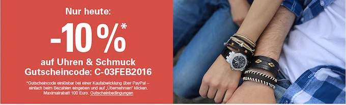 Schmuck und Uhren bei eBay im Angebot