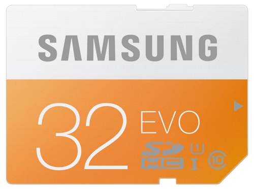 Samsung SDHC EVO 32GB Class 10 UHS-I (MB-SP32D/EU) für 12,- EUR