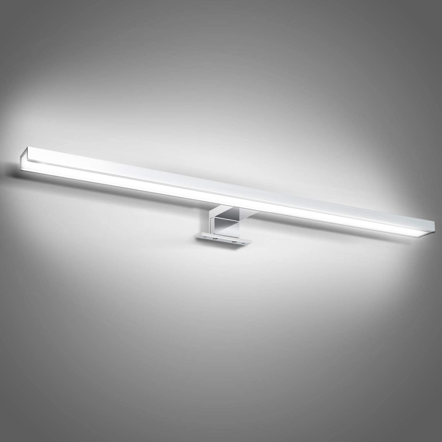 wolketon 30CM LED Weiß Spiegellampe 6W Mit Schalter, 4000K, 600LM