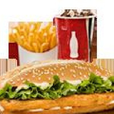King des Monats Februar 2013: Der Long Chicken mit großer Pommes und großer Cola für 3,99 €