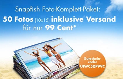 snapfish 50 abzuege für 99 cent