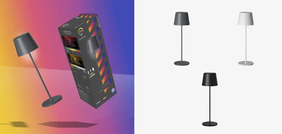 tint LED Tischleuchte nur 40€ 💡 smart bedienbar, Zigbee, Bluetooth Touch RGB Leuchte