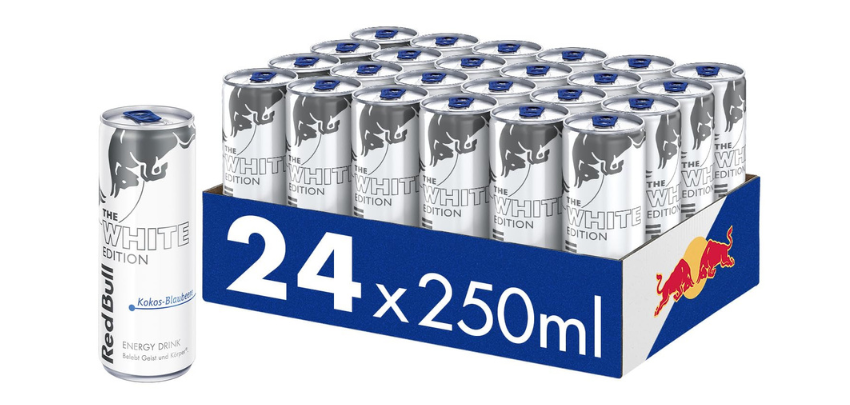 24 x Red Bull Energy Drink White Edition für 22€ - Kokos-Blaubeere-Geschmack