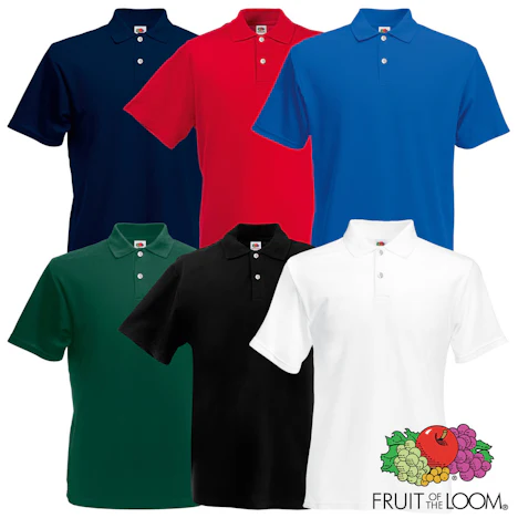 Fruit of the Loom Screen Stars Original Polo 100% Baumwolle für 5,99 EUR inkl. Versand